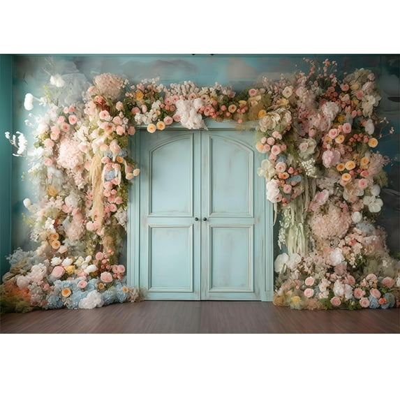Abstract Flower Photography Backdrop Spring Scery Newborn Baby Birthday Wedding Portrait Background Photo Studio