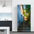 thumbnail image 1 of Abstract Flower Seaside Fridge Wallpaper Stickers Waterproof PVC Refrigerator Door Cover Wall Art Mural Landscape Mural Sticker, 1 of 6