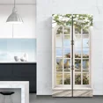 thumbnail image 1 of Abstract Flower Seaside Fridge Wallpaper Stickers Waterproof PVC Refrigerator Door Cover Wall Art Mural Landscape Mural Sticker, 1 of 6