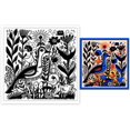 thumbnail image 1 of Abstract Flowers Birds Clear Stamps Plants and Flowers Clear Stamps Birds Silicone Stamps for DIY Scrapbooking Photo Album Decorative Cards Making Home 5.91×5.91inch, 1 of 8