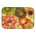 thumbnail image 1 of Abstract Flowers Blossoms Dish Drying Mat, 1 of 7