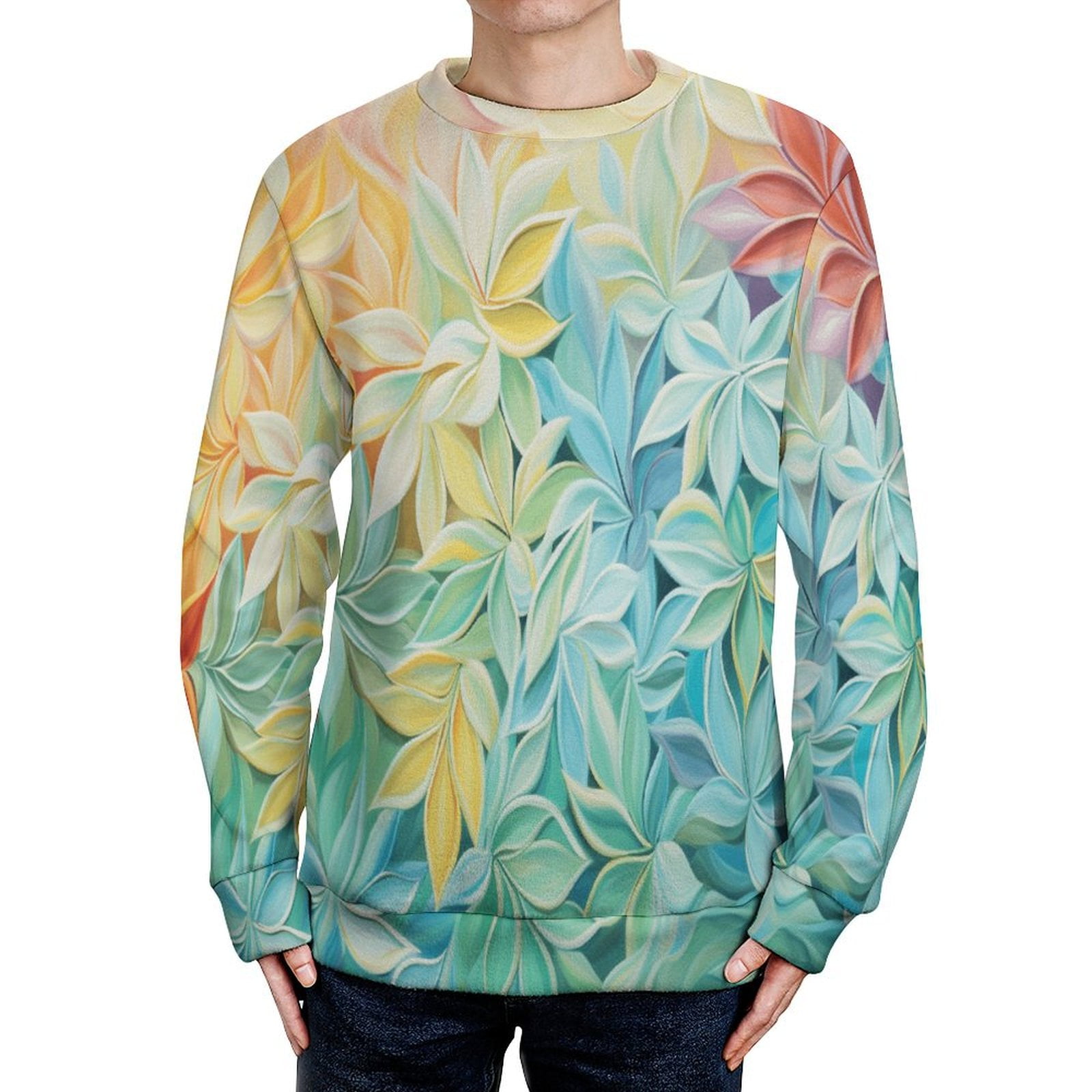 Compli K Abstract Crew Neck Top 34044