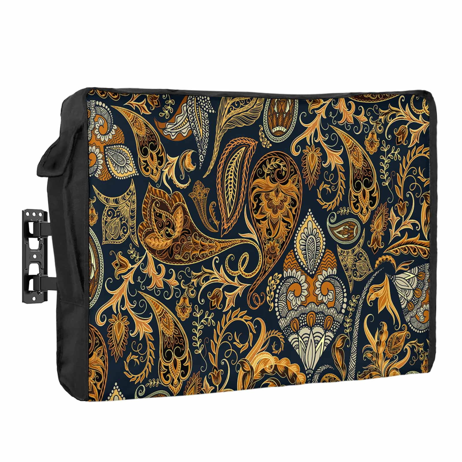 Abstract Flowers Outdoor TV Cover 30 to 32 inch Weatherproof Waterproof ...