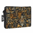 Abstract Flowers Outdoor TV Cover 60 to 65 inch Weatherproof Waterproof ...