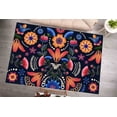 thumbnail image 1 of Abstract Flowers Rugs, Blue Flowers Rug, Flower Rugs, Runner Rug, Corridor Rug, 3D Printeds Rug, Handmade Gift, Non Slip Rug, Trendy Rug, 2.6'x4' - 80x120 cm, 1 of 8