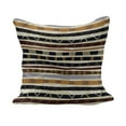 thumbnail image 1 of Abstract Fluffy Throw Pillow Cushion Cover, Ethnic Style Geometric Forms Striped Pattern on Bold Earth Tones Print, Decorative Square Accent Pillow Case, 36" x 36", Multicolor, by Ambesonne, 1 of 5