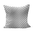 thumbnail image 1 of Abstract Fluffy Throw Pillow Cushion Cover, Trippy Fractal Geometrical Rounded Square Shapes Minimalist Artisan Pattern, Rectangle Accent Pillow Case, 36" x 16", Black and White, by Ambesonne, 1 of 5
