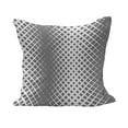 thumbnail image 1 of Abstract Fluffy Throw Pillow Cushion Cover, Vertical Square Shaped Geometric Pattern Minimalist Modern Style Trippy Design, Decorative Square Accent Pillow Case, 20" x 20", Black White, by Ambesonne, 1 of 5
