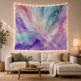 thumbnail image 1 of Abstract Fluid Art in Swirling Purple Teal Gold, Mystical Abstract for Wall Decor Enthusiasts, Marble Style Art Print, Housewarming Gift, Tapestry Wall Hanging for Living Room and Bedroom, 1 of 7