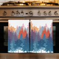 thumbnail image 1 of Abstract Forest Silhouette Kitchen Towels Set of 4, Bohemia Forest Trees Watercolor Absorbent Dish Towels for Kitchen, Microfiber Hand Towel, Quick Drying Tea Towel for Cleaning Decorative Dishcloths, 1 of 7