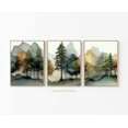 Abstract Forest Wall Art Set Of 3, Minimalist Pine Tree Prints ...