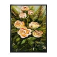thumbnail image 1 of Abstract Four VIntage Pink Roses 16 in x 32 in Framed Painting Canvas Art Print, by Designart, 1 of 5
