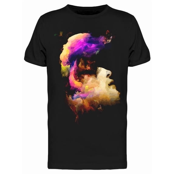 Abstract Fractal Colors Tee Men's -Image by Shutterstock