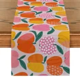 Abstract Fruit Table Flag Lemon Table Runner Modern Abstract Art