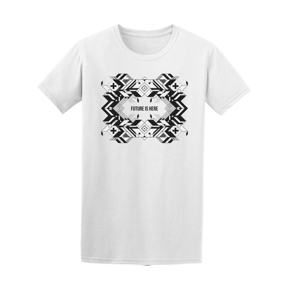 Abstract Future Is Here Tee Men's - Men T-Shirt, 3XL