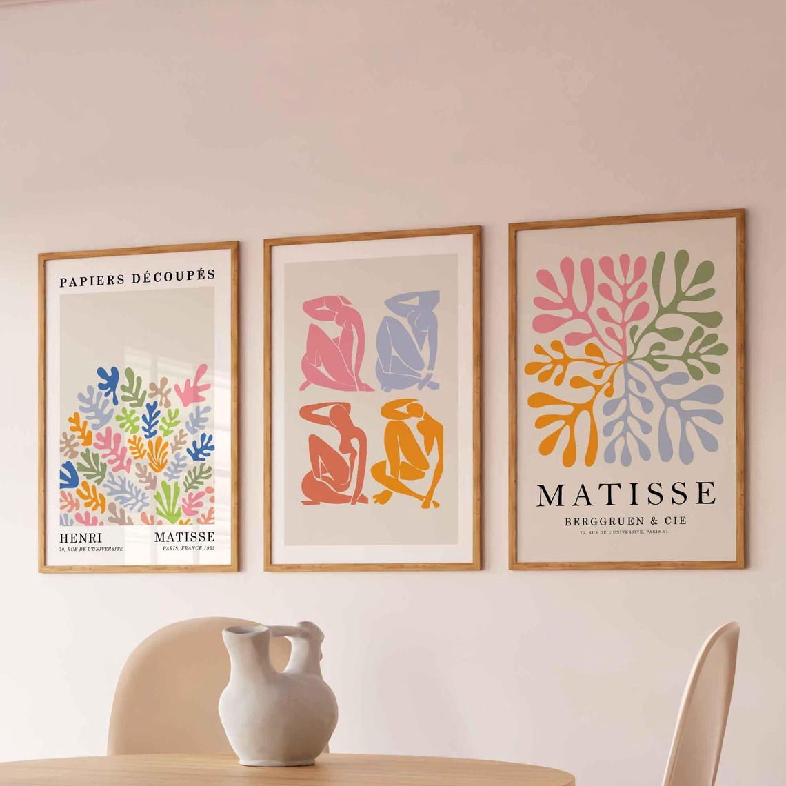Abstract Gallery Wall Art Prints Set - Walmart.com