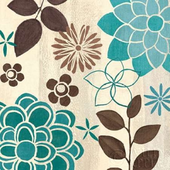 Abstract Garden II Canvas Art - Veronique Charron (24 x 24)