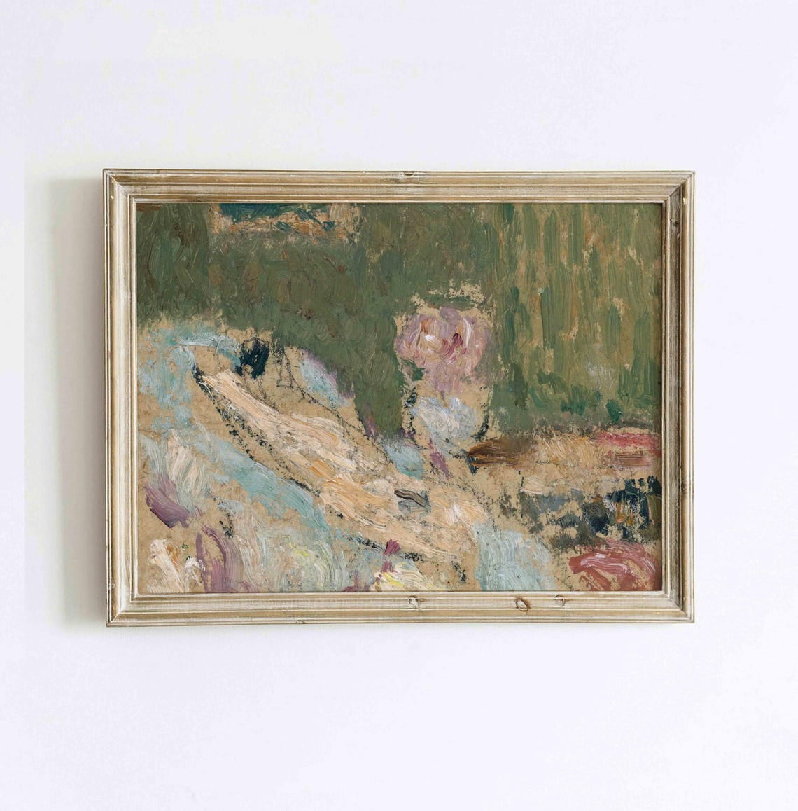 Abstract Garden Vintage Moody Botanical Wall Art Poster - Walmart.com