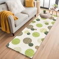 thumbnail image 1 of Abstract Geometric 2'x6' Runner Rug, Farmhouse Vintage Polka Dot Green Washable Non-Slip Area Rugs for Hallway Kitchen Floor Bedroom Entryway, StainResistant Laundry Carpet Decoration Indoor Mat, 1 of 9