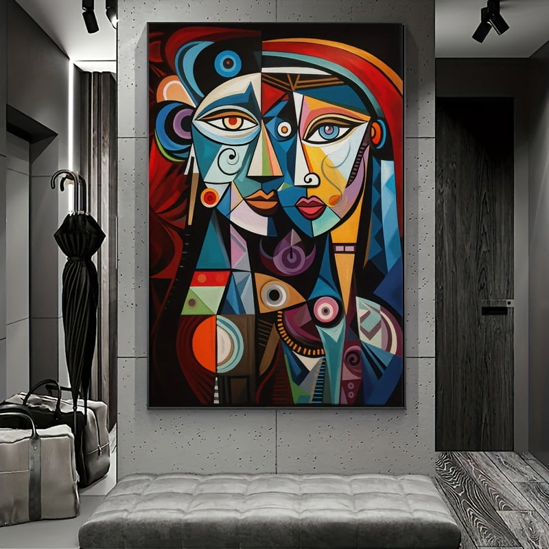 Photo inspiration: Picture Idea: Abstract Geometric Art Frameless Abstract Geometric Wall Art