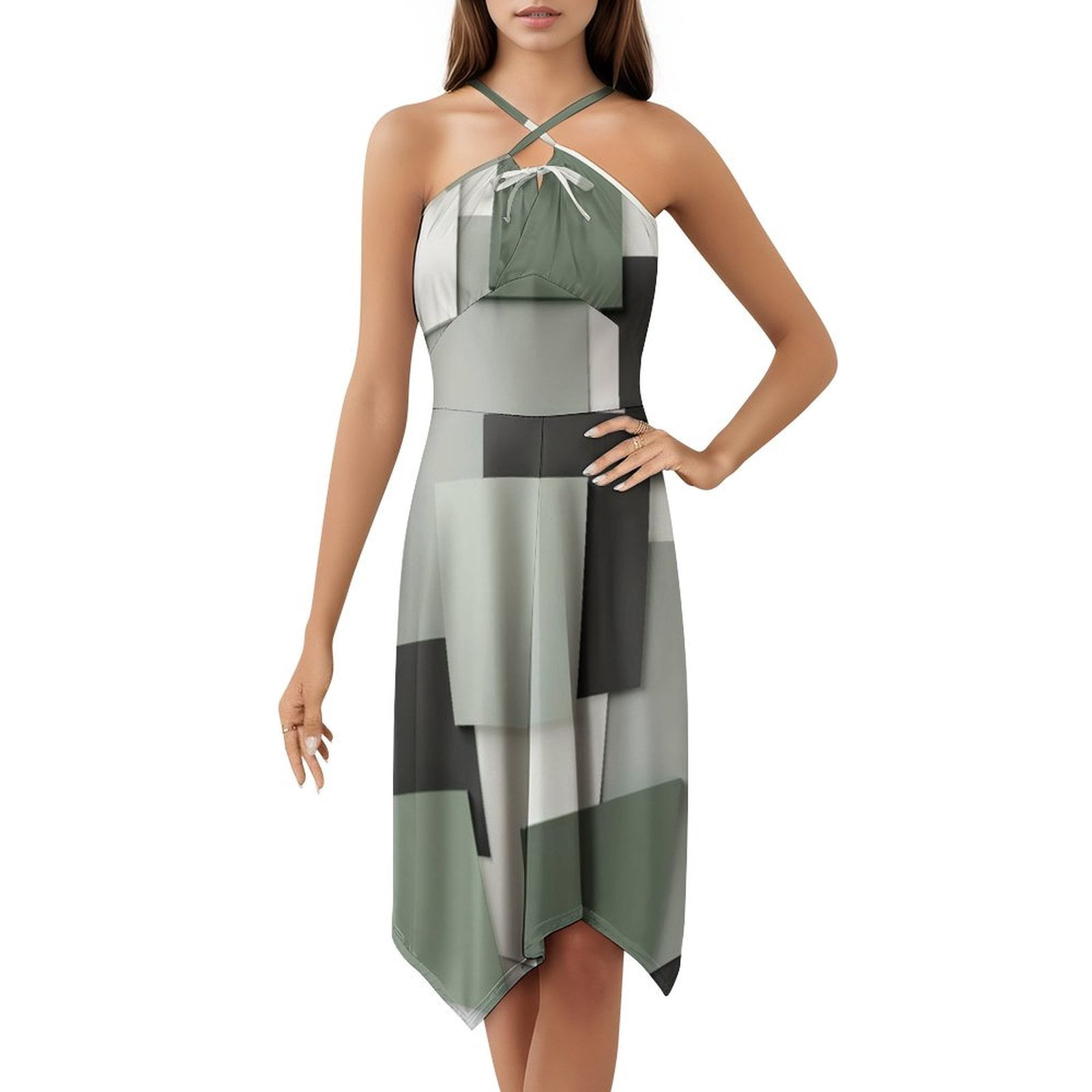 casual midi dress for summer BTFBM Womens 2026 Maxi Dresses Lightweight Short Eden Strapless Maxi Dress Sherri Hill Dress 57108 Size:14-14.5-32-33