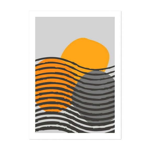 Abstract Geometric Art - Photography Unframed Wall Art Print 24 x 36 inches