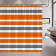 thumbnail image 1 of Abstract Geometric Black White Red Shower Curtain 3D Block Square Elegant Frame Modern r Fabric Bathroom with Hook Grey, 1 of 7
