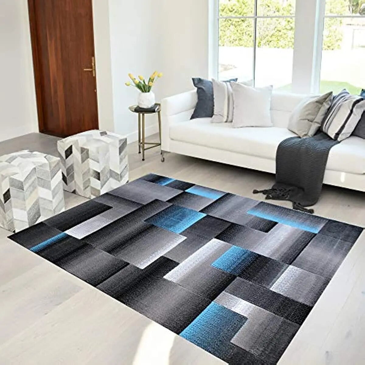 Abstract Geometric Carpets for Living Room Decoration Floor Lounge Rug