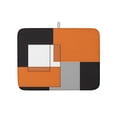 Abstract Geometric Color Block Dish Drying Mats for Kitchen Counter ...