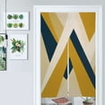 thumbnail image 1 of Abstract Geometric Gold Navy Art Door Curtain Nordic Living Room DoorCurtain Porch Partition Curtain Kitchen Rative Half Curtain, 1 of 4
