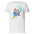 thumbnail image 1 of Abstract Geometric Line Art T-Shirt Men -Image by Shutterstock, Male Small, 1 of 2