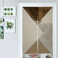 thumbnail image 1 of Abstract Geometric Neutral Design Door Curtain Nordic Living Room DoorCurtain Porch Partition Curtain Kitchen Rative Half Curtain, 1 of 4