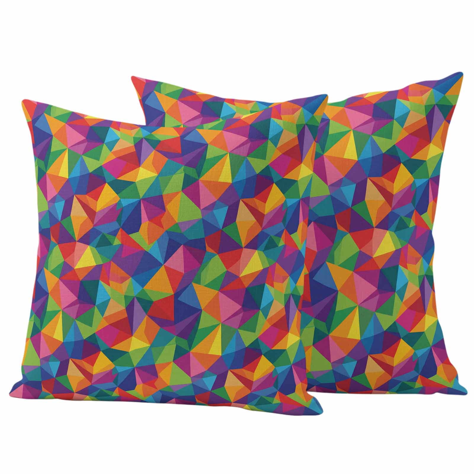 Abstract Geometric Outdoor Pillow Covers Set of 2 Color Modern ...