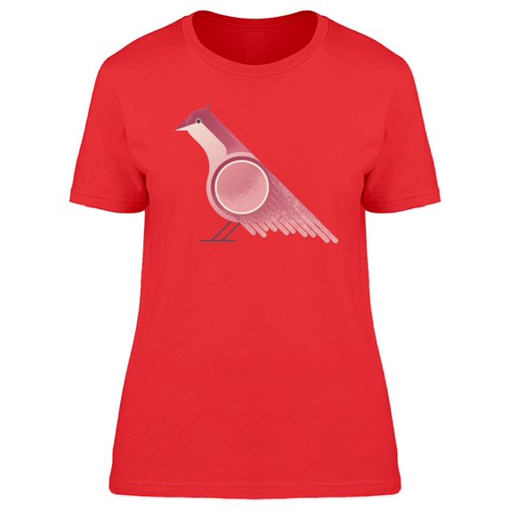 Abstract Geometric Pink Bird Tee Women's -Image by Shutterstock