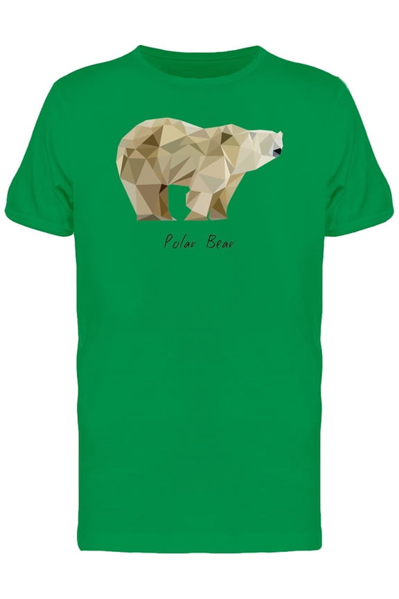 Abstract Geometric Polar Bear Tee Men's -Image by Shutterstock