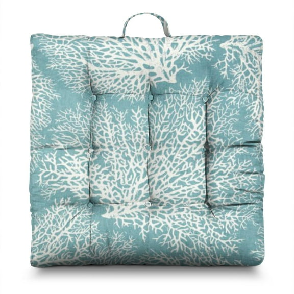 Abstract Geometric Rainbow Gradient Meditation Cushion - Thick 4.7" Square Floor Pillow for Yoga & Zen Sitting - Boho Fluffy Zabuton with 9-Point Stitching