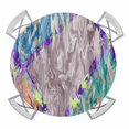thumbnail image 1 of Abstract Geometric Round Tablecloth for 36-44 Inch Tables,Fitted Table Cover with Elastic Edge,Modern Marble Abstract Art Aesthetics Waterproof Outdoor Table Cloth Protector for Patio Garden Dinner, 1 of 9