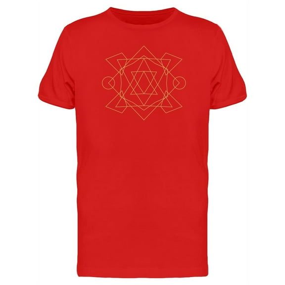 Abstract Geometric Shape T-Shirt Men -Image by Shutterstock, Male Large