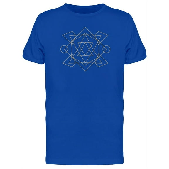 Abstract Geometric Shape T-Shirt Men -Image by Shutterstock, Male Small
