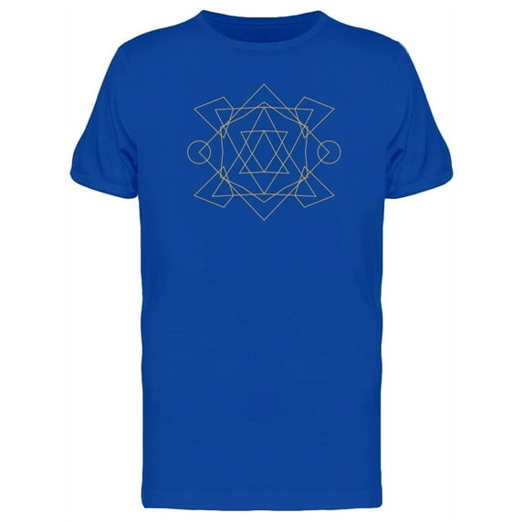 Abstract Geometric Shape T-Shirt Men -Image by Shutterstock, Male Small