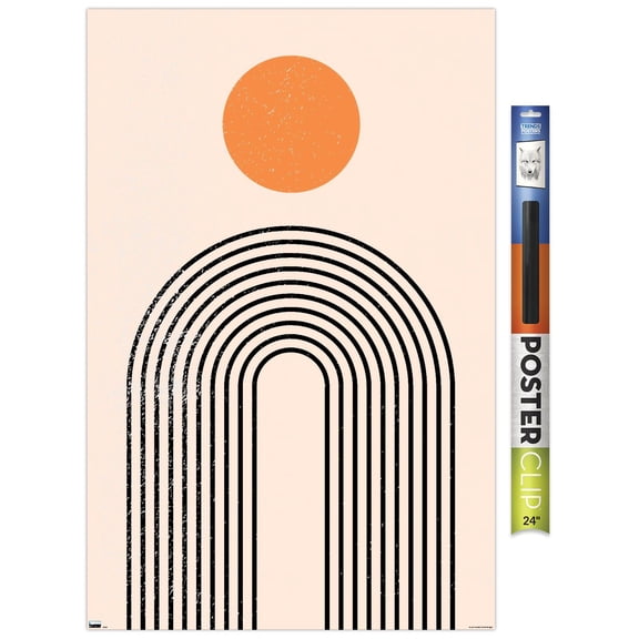 Abstract - Geometric Shapes in Balance Wall Poster, 22.375" x 34"