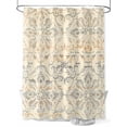thumbnail image 1 of Abstract Geometric Shower Curtain, Floral Yellow Bohemia Style Waterproof Shower Curtain Set with 12 Hooks Lightweight Washable Fabric Shower Curtains for Bathroom 60x72 Inches, 1 of 6