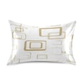 thumbnail image 1 of Abstract Geometric Square Satin Pillowcase 20''x26'' Double-Sided Print Soft Wrinkle Resistant, 1 of 9
