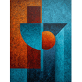 thumbnail image 1 of Abstract Geometric Texture Canvas Print, Wall Art for Living Room Bedroom Office Hallway Dining Room Studio, 1 of 8
