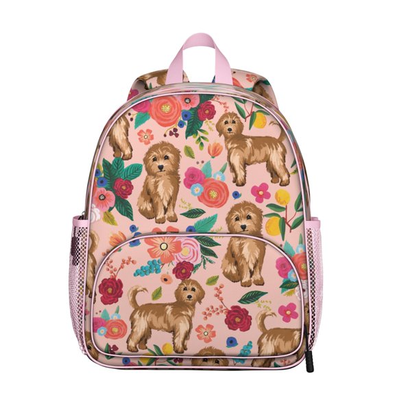 Abstract Geometric Vintage Floral Hippie Retro Waterproof Ergonomic Backpack