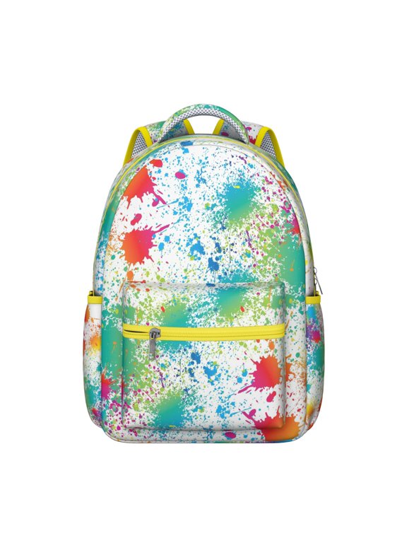 Abstract Geometric Waterproof Backpack - Stylish & Ergonomic School Bag with Spinal Support - Chic & Lightweight Bookbag for Teens & College Students