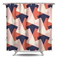 thumbnail image 2 of Abstract Geometric Circle Shower Curtain Modern Boho Geometry Polka Dot Swirl Round Colorful Circles Aesthetic Contemporary Bath Curtain Fabric Bathr 2 of 13