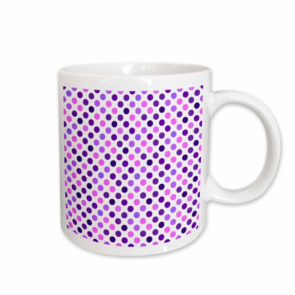 3drose, Abstract Geometrical Colorful Circle Pattern Background Design, 11oz Mug