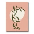 thumbnail image 1 of Abstract Geometrical Moon and Sun With Leaf VI 8 in x 12 in Painting Canvas Art Print, by Designart, 1 of 4