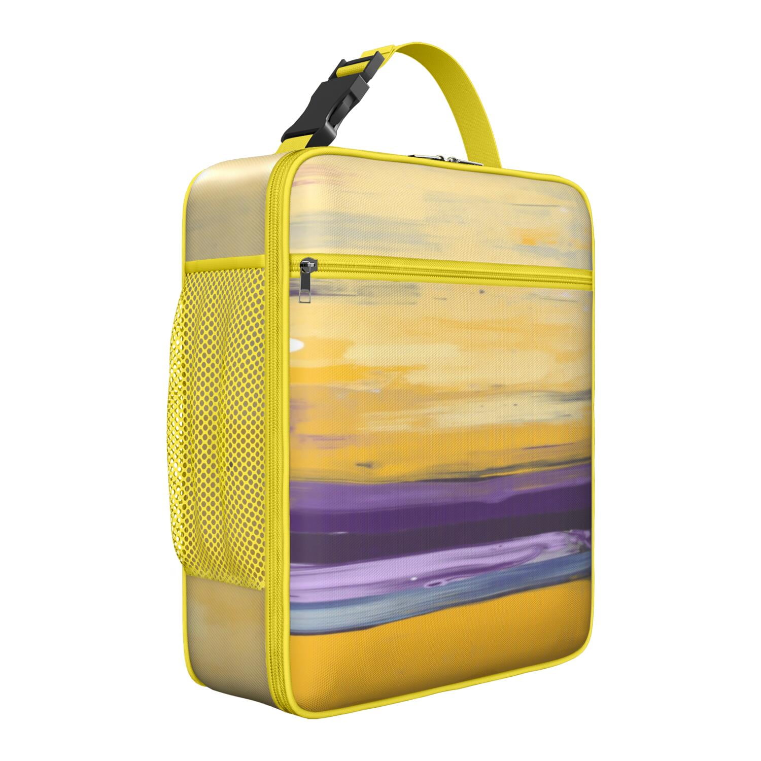 Abstract Geometry Colorful Lunch Box Insulated Lunch Bag Box Women Men ...
